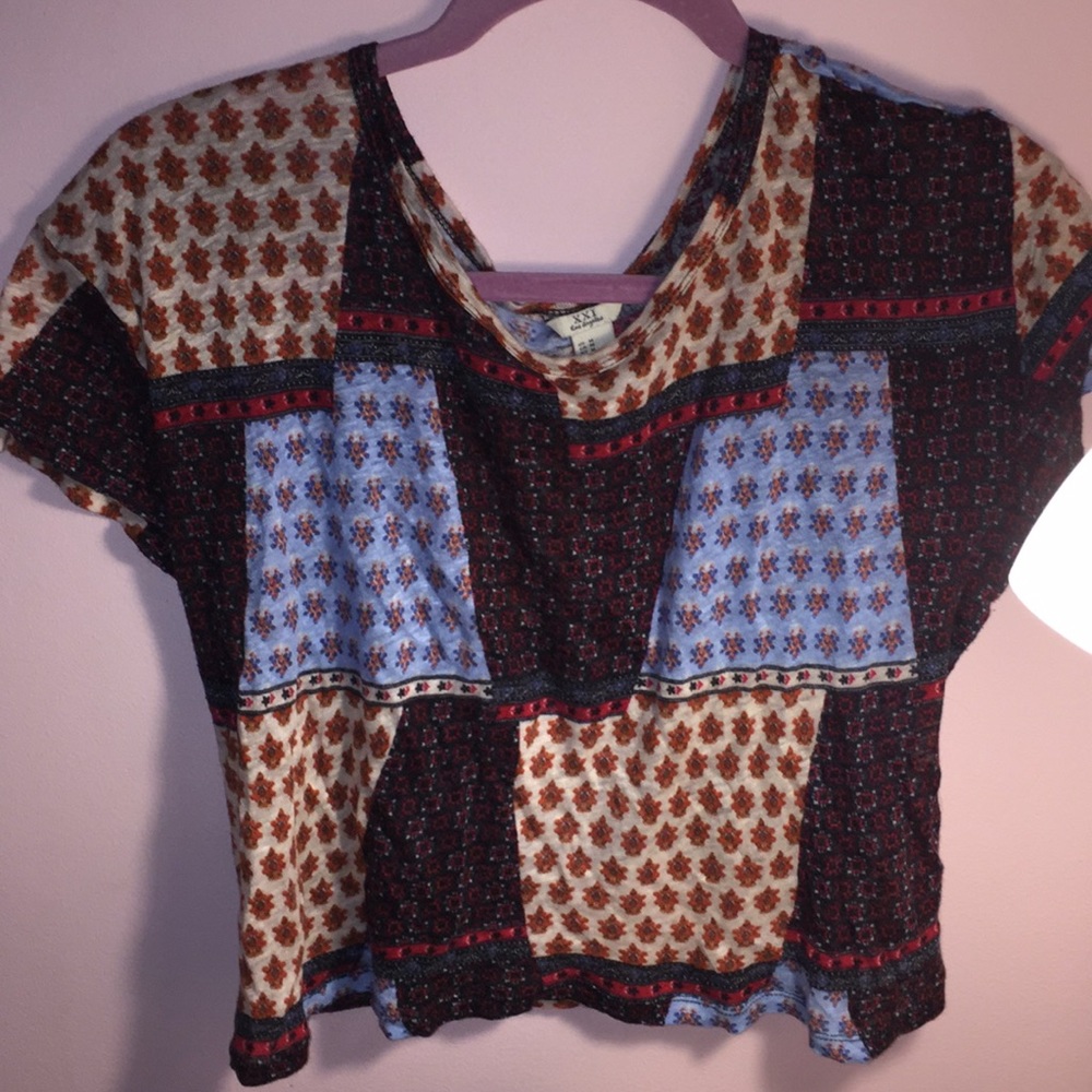 Patchwork crop top